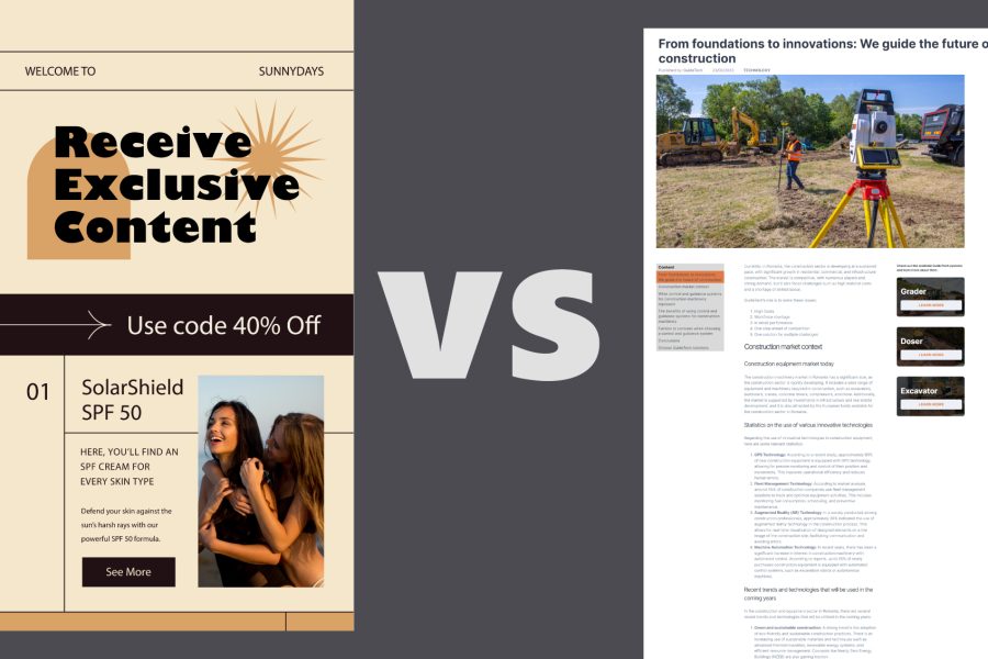 diferenta dintre Copywriting si Content Writing